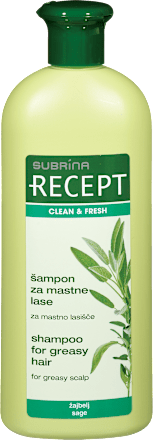 Recept Clean & Fresh šampon za masnu kosu SUBRiNA RECEPT