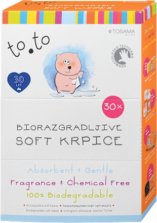 Biorazgradljive Soft krpice za umivanje to.to