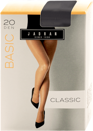 Basic hulahopke Classic, 20 DEN, veličina 3 – Crna  JADRAN ČARAPE