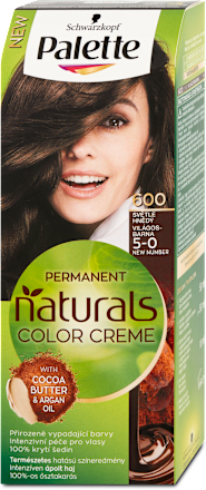 Boja za kosu – 600 svetlo smeđa   Palette naturals COLOR CREME