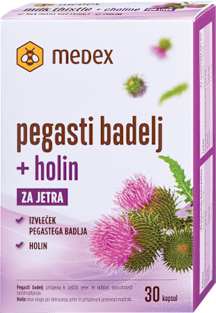 Prehransko dopolnilo Pegasti badelj + holin Medex