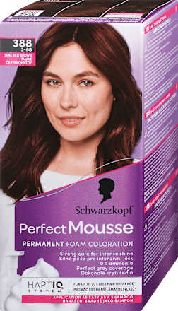 Trajna barva za lase 388 Temno rdeče rjava Schwarzkopf Perfect Mousse