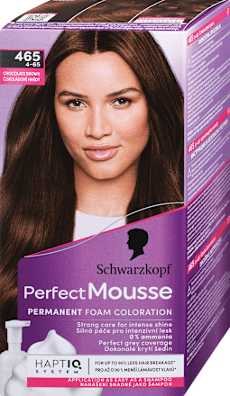 Trajna barva za lase 465 Čokoladno rjava Schwarzkopf Perfect Mousse