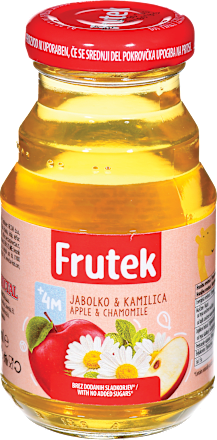 Napitek jabolko kamilica, od 4. meseca Frutek