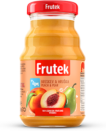 Napitek breskev hruška, od 4. meseca Frutek