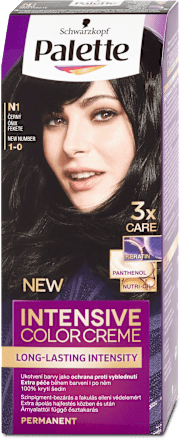Vopsea permanentă N1 (1-0) Negru Palette INTENSIVE COLOR CREME