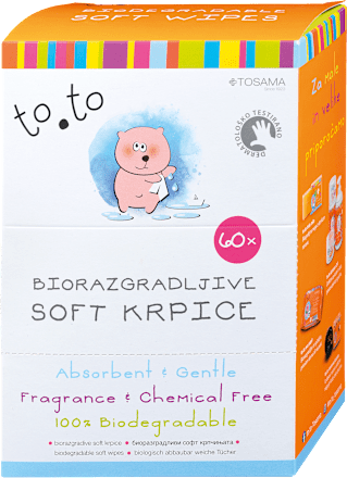 Biorazgradljive Soft krpice za umivanje to.to