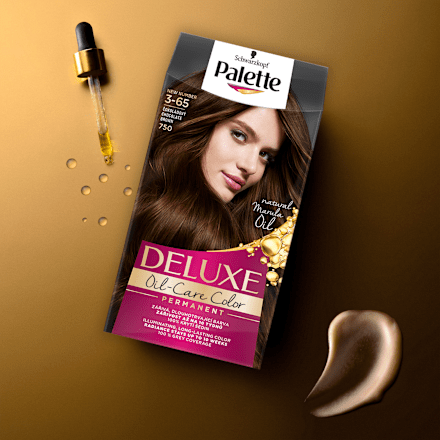 barva na vlasy Čokoládový 3-65 Palette DELUXE