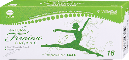 Natura Femina Organic tamponi super Natura Femina
