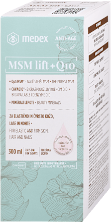 Prehransko dopolnilo MSM lift + Q10 Medex