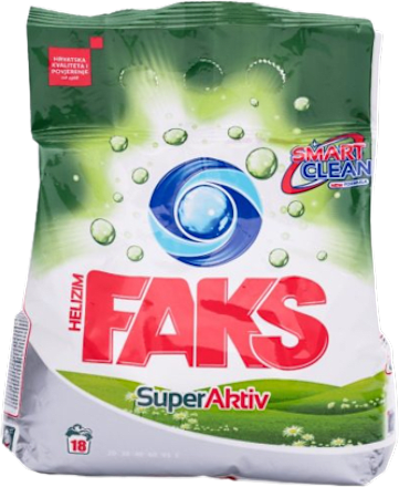 SuperAktiv praškasti deterdžent za pranje rublja, 18 pranja FAKS
