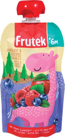 Sadni žepek Jagoda in gozdni sadeži, 6m+ Frutek