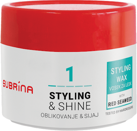 Styling&Shine vosak za oblikovanje kose SUBRiNA