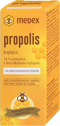 Prehransko dopolnilo Propolis, v kapljicah Medex