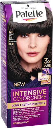 Farba do włosów N2 Ciemny Brąz Palette INTENSIVE COLOR CREME