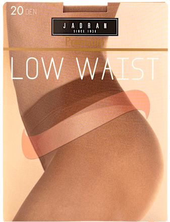 Premium Low Waist hulahopke, 20 DEN, veličina 3 – 4 – Tamno drap  JADRAN ČARAPE