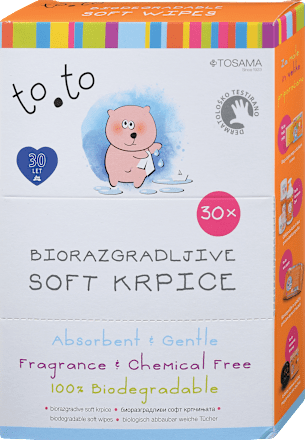 Biorazgradljive Soft krpice za umivanje to.to