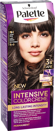 Farba do włosów N4 Jasny Brąz Palette INTENSIVE COLOR CREME