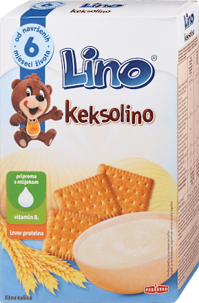 Žitna kašica Keksolino, 6m+ Lino