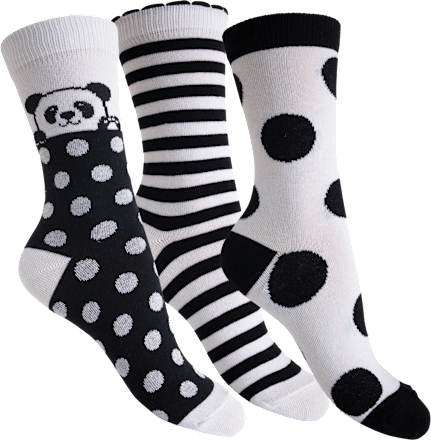 Women ženske čarape Walk, veličina 39 – 41 – Panda, 3 para JADRAN ČARAPE
