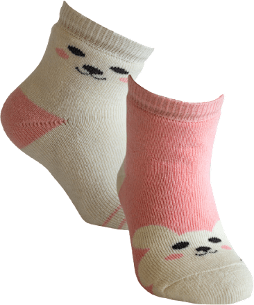 super kids dječje čarape medo – Roza, veličina 0, 2 para JADRAN ČARAPE