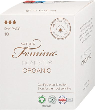 Ultra tanki damski vložki Honestly Organic  Natura Femina