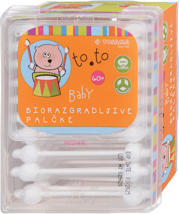 Baby biorazgradljive palčke za ušesa to.to