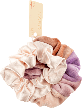 Scrunchy gumice za kosu – višebojne ITABO