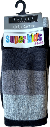 super kids dječje čarape, veličina 10, više vrsta, 1 par JADRAN ČARAPE