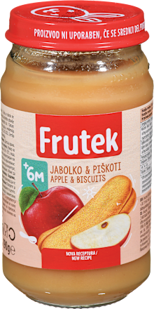 Kašica iz jabolk s piškoti, od 6. meseca Frutek