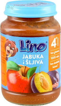 Kašica - jabuka i šljiva, od 4. meseca Lino