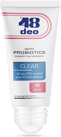 Antiperspirant s probiotiki Clear 48