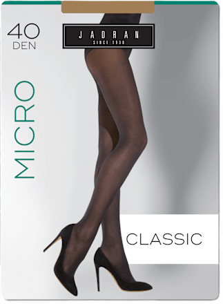 Micro hulahopke Classic, 40 DEN, veličina 5 – Tamno drap JADRAN ČARAPE