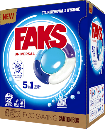 Universal kapsule za pranje rublja FAKS
