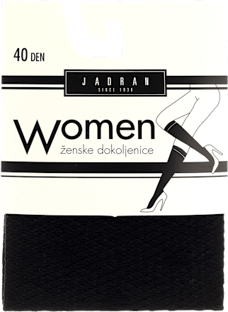 Women ženske dokoljenke Risky, 40 DEN – Srca, 1 par JADRAN ČARAPE