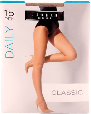 Daily hulahopke Classic, 15 DEN, veličina 2 – 3 – Natural  JADRAN ČARAPE