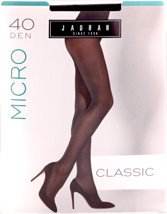 Micro hulahopke Classic, 40 DEN, veličina 5 – Crna  JADRAN ČARAPE