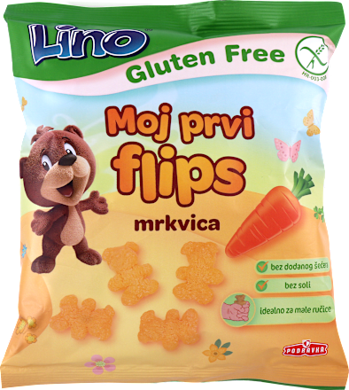 Moj prvi flips - mrkvica Lino