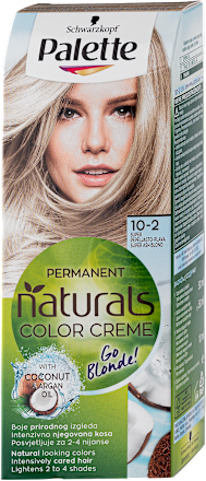 Boja za kosu – 10-2 super pepeljasto-plava   Palette naturals COLOR CREME