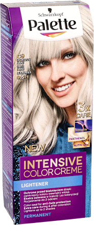 Farba do włosów C9 Srebrzysty Blond Palette INTENSIVE COLOR CREME