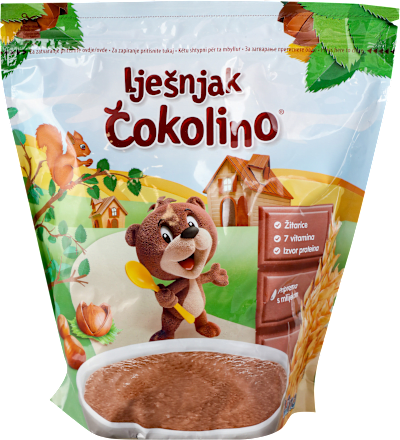 Lešnik Čokolino Instant pahuljice od žitarica, čokolade i lešnika Lino