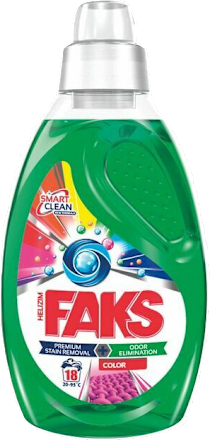 Color tekući deterdžent za rublje, 18 pranja FAKS
