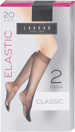 Elastic dokoljenke Classic, 20 DEN – Crna  JADRAN ČARAPE