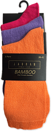 Sokne Bamboo, veličina 36 – 41, više vrsta JADRAN ČARAPE