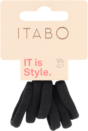 Male gumice za kosu – crne ITABO