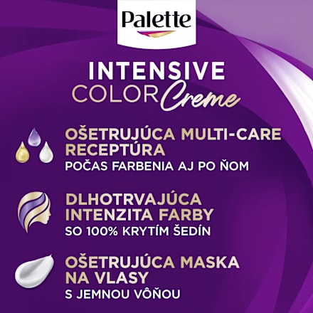 Farba na vlasy - 3-0 tmavohnedá Palette INTENSIVE COLOR CREME
