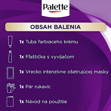 Farba na vlasy - 5-0 svetlohnedá Palette INTENSIVE COLOR CREME