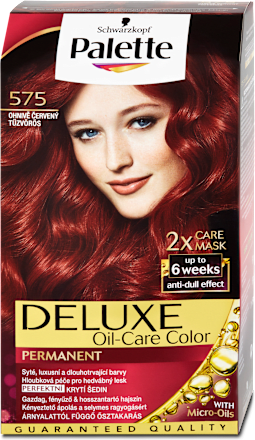 Farba na vlasy Oil-Care Color - 6-888 ohnivo červená Palette DELUXE
