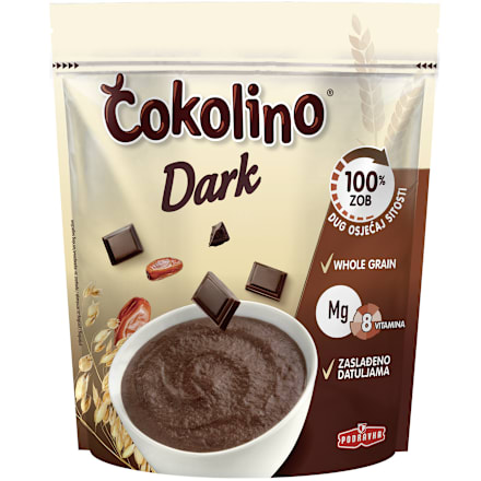 Čokolino Dark instant ovsene pahuljice  Lino