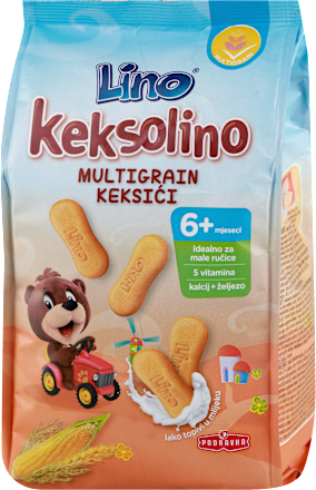 keksolino MULTIGRAIN KEKSIĆI, od 6. meseca Lino